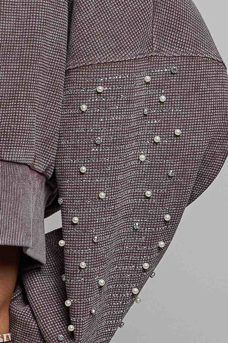 All That Glitters Thermal Cropped Hoodie - Westly