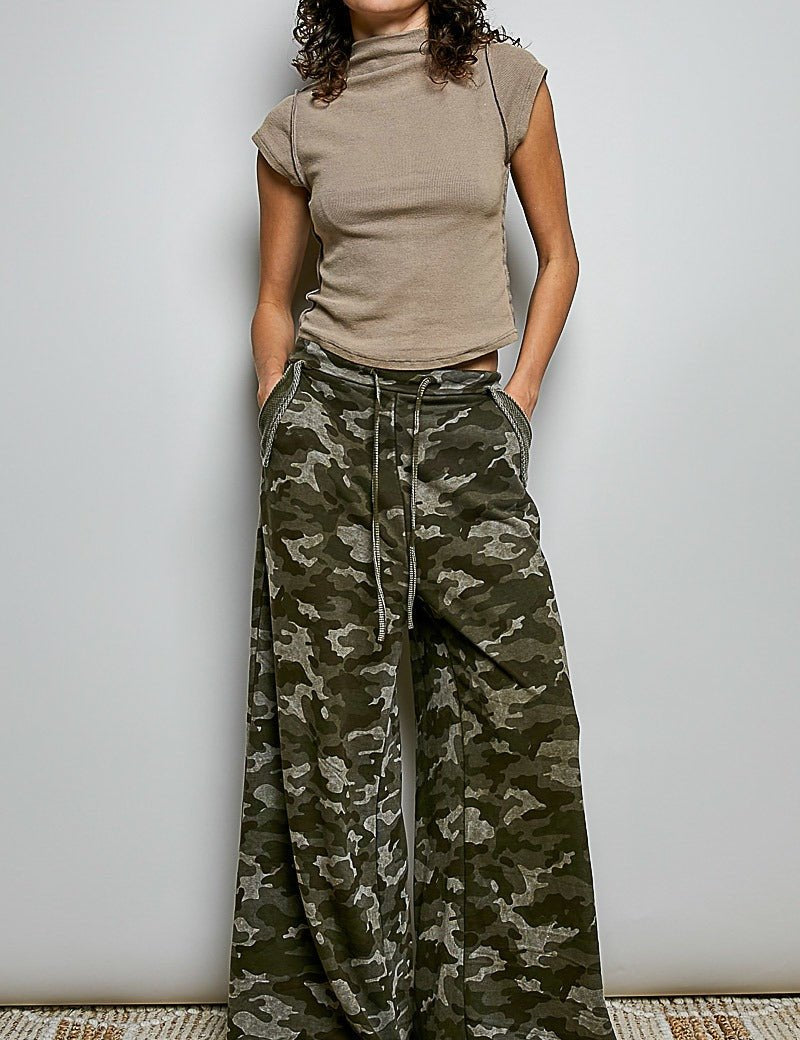 Alter Ego Wide-Leg Lounge Pants - Westly