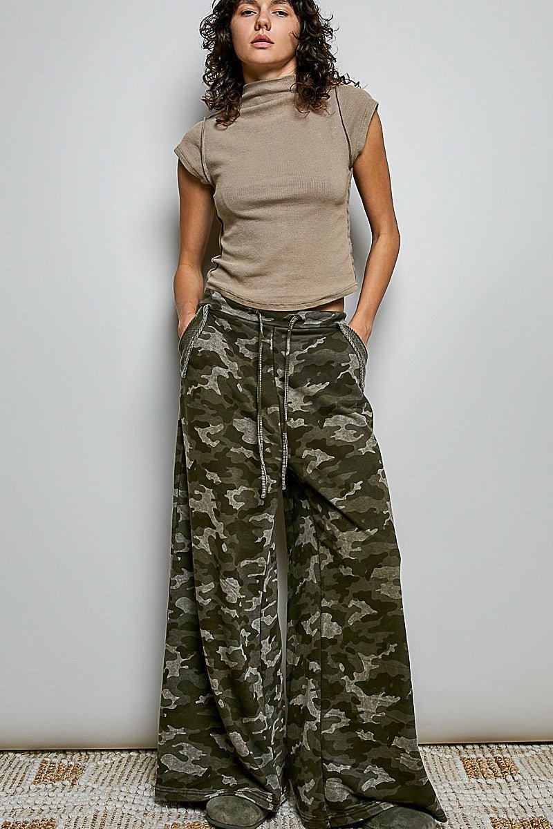 Alter Ego Wide-Leg Lounge Pants - Westly