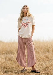 America 76 Oversized Graphic Tee - Westly