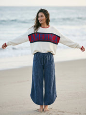 "America" Graphic Crewneck Sweater - Westly