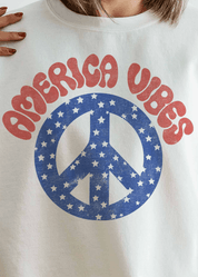 America Vibes Oversized Sweatshirt - Westly