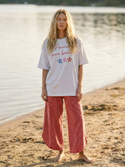 America, You're Beautiful Oversized Graphic Tee - Westly