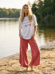 America, You're Beautiful Oversized Graphic Tee - Westly