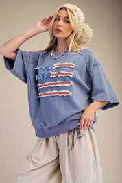 American Belle Washed Terry Pullover - Westly