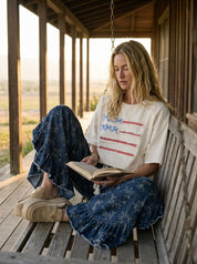 American Belle Washed Terry Pullover - Westly