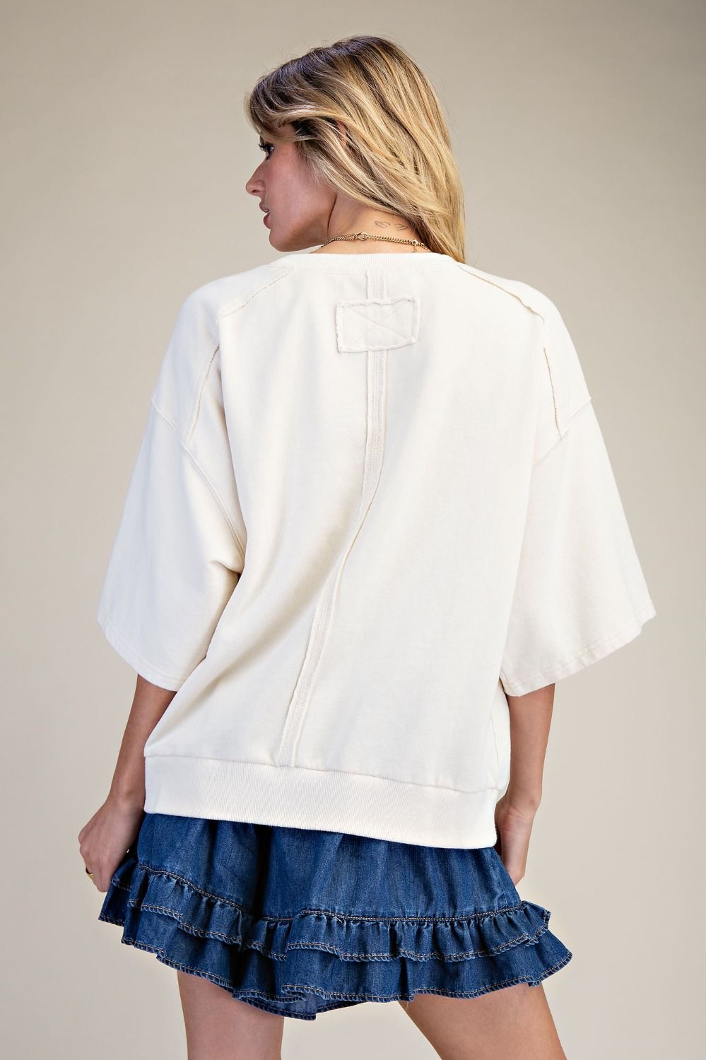 American Belle Washed Terry Pullover - Westly