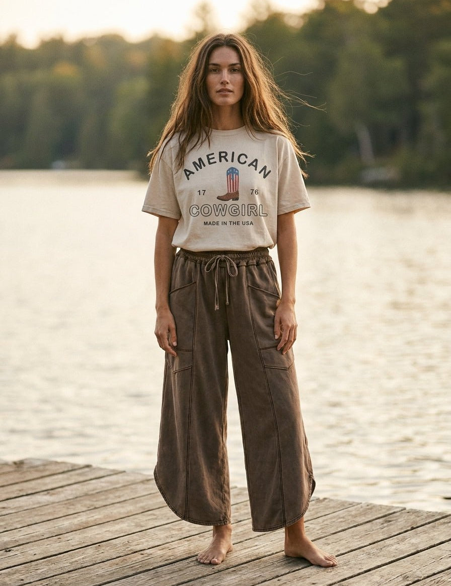 American Cowgirl Oversized Tee - Westly