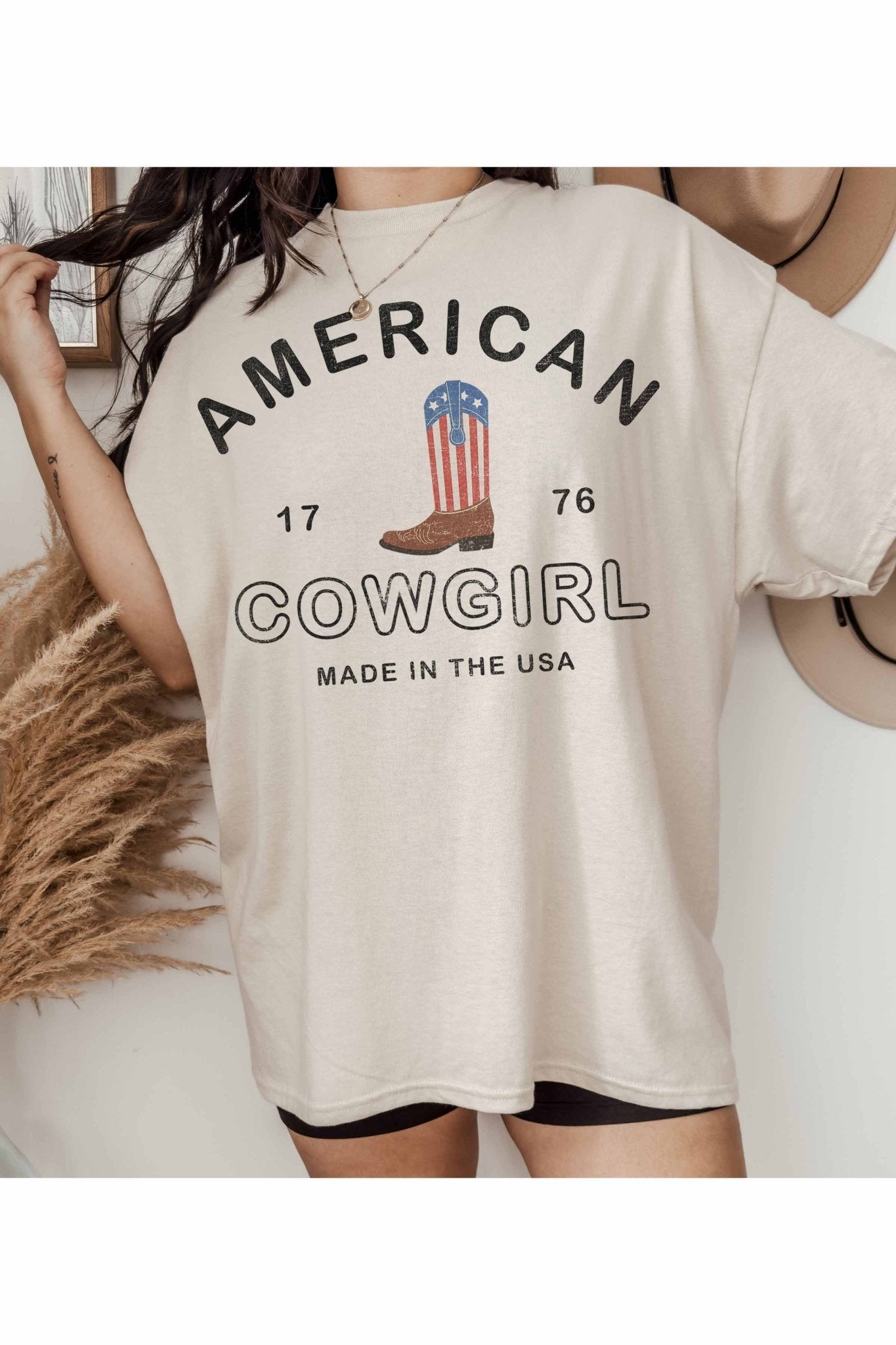American Cowgirl Oversized Tee - Westly