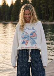 American Girl Oversized Sweatshirt - Westly
