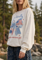 American Girl Oversized Sweatshirt - Westly
