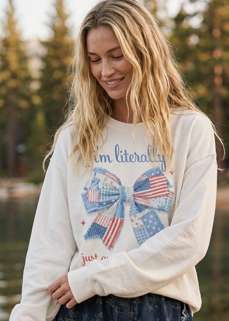 American Girl Oversized Sweatshirt - Westly