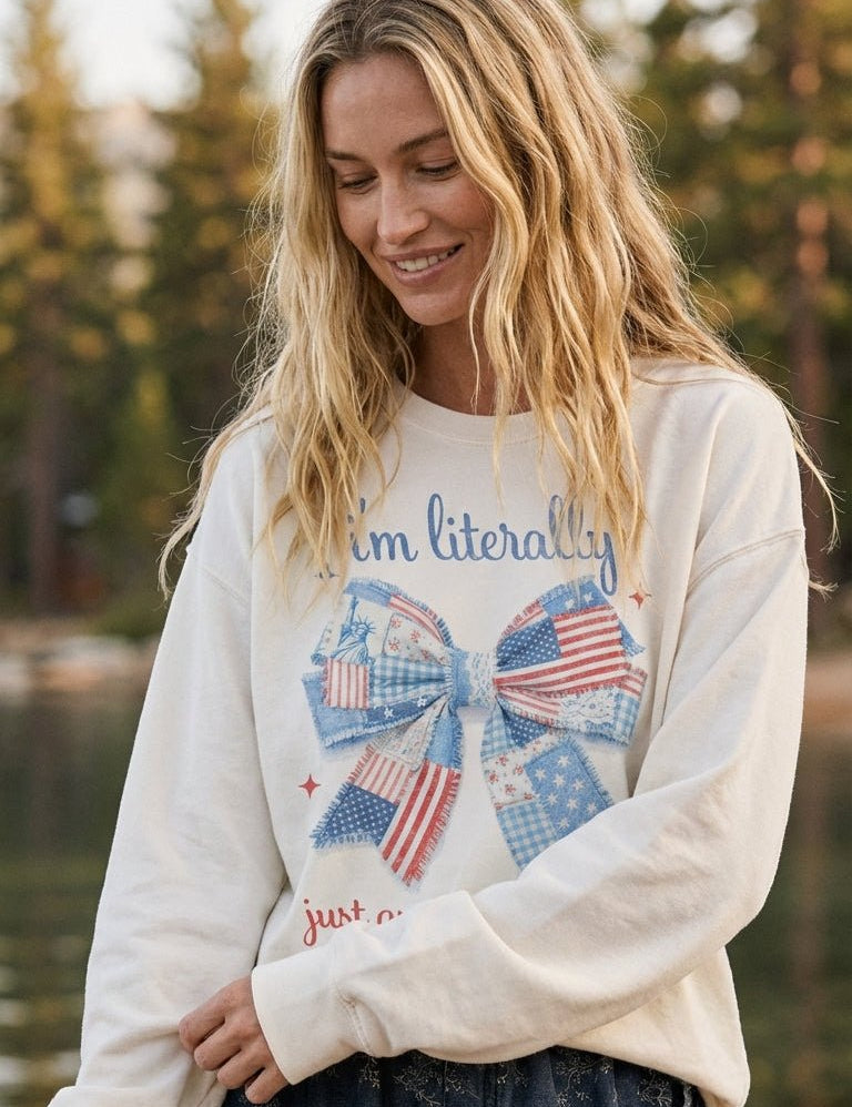 American Girl Oversized Sweatshirt - Westly