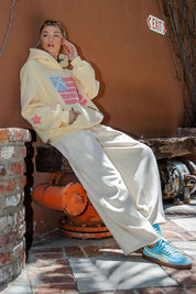 American Girl Patchwork Hoodie - Westly