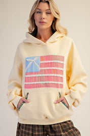 American Girl Patchwork Hoodie - Westly