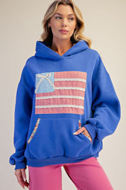 American Girl Patchwork Hoodie - Westly