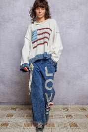 American Honey Chenille Hooded Knit Sweater - Westly