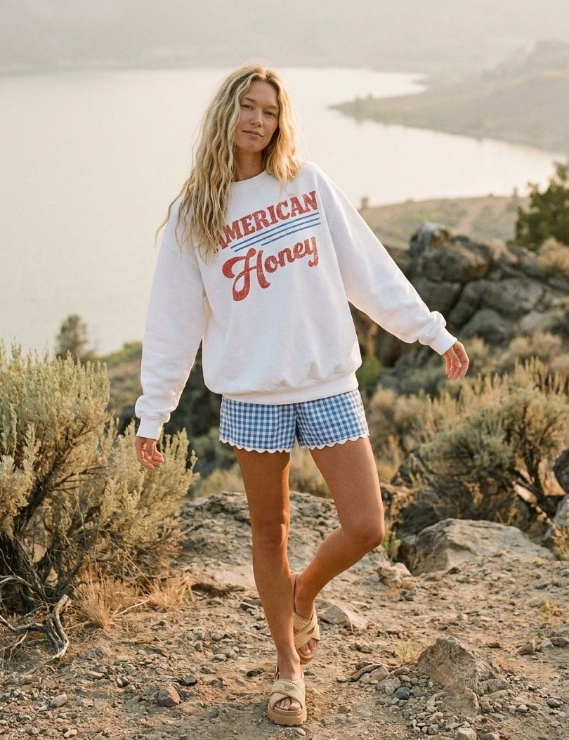 American Honey Oversized Graphic Sweatshirt - Westly