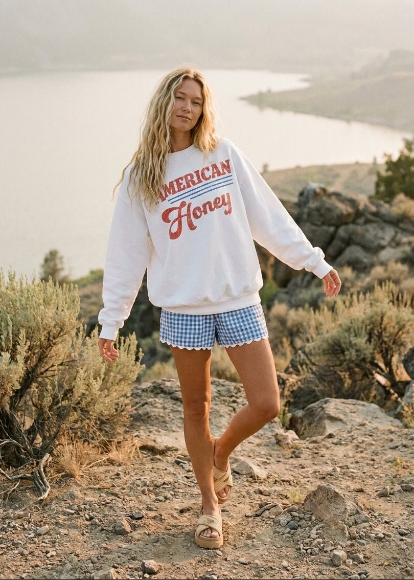 American Honey Oversized Graphic Sweatshirt - Westly