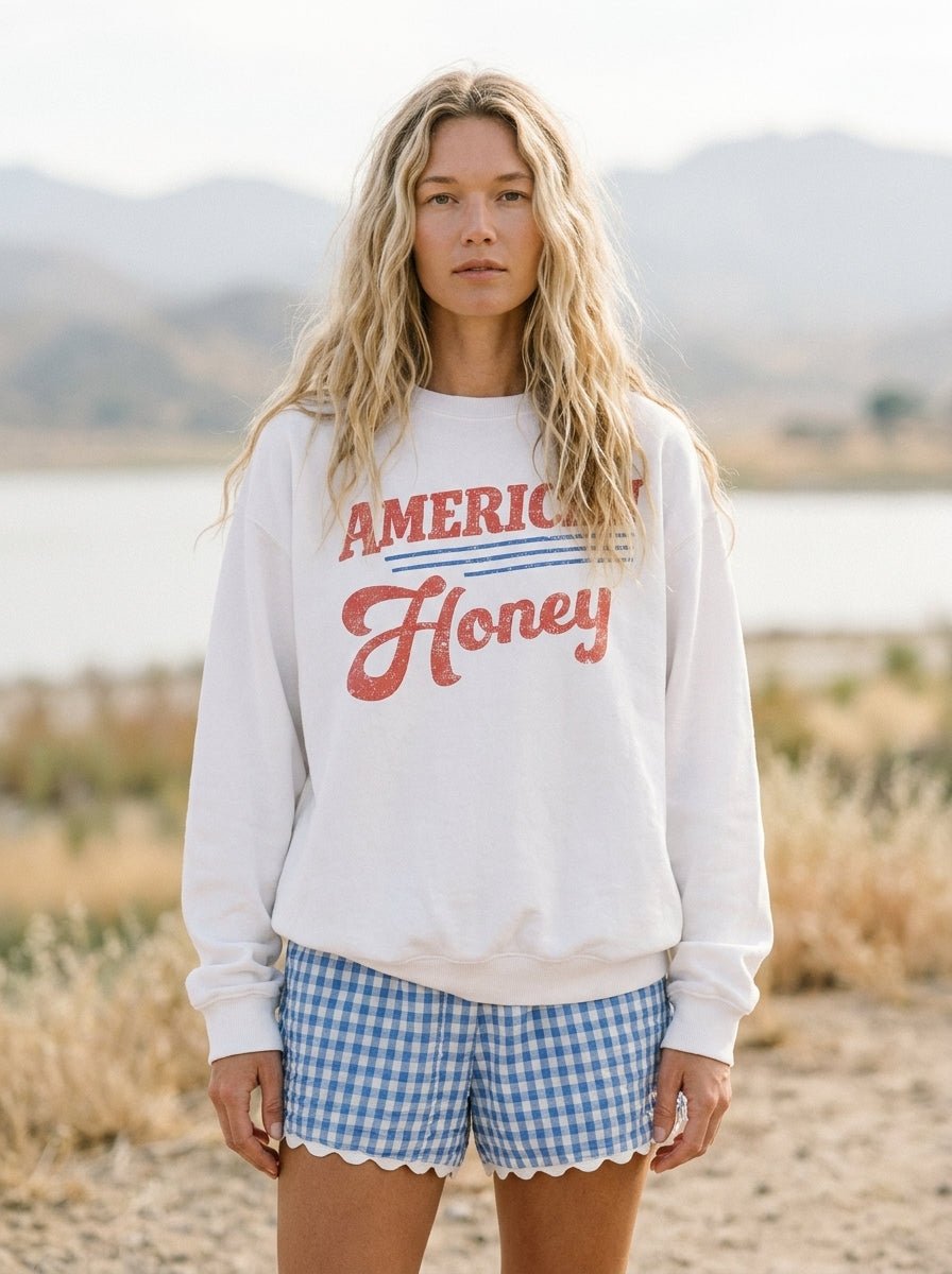 American Honey Oversized Graphic Sweatshirt - Westly