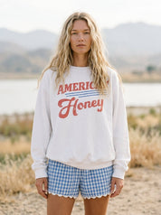 American Honey Oversized Graphic Sweatshirt - Westly