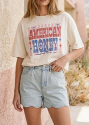 American Honey Oversized Graphic Tee - Westly