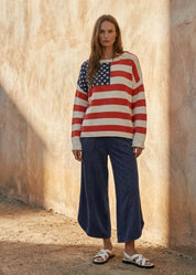 American Muse Flag Sweater - Westly
