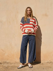 American Muse Flag Sweater - Westly