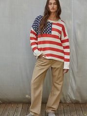 American Muse Flag Sweater - Westly
