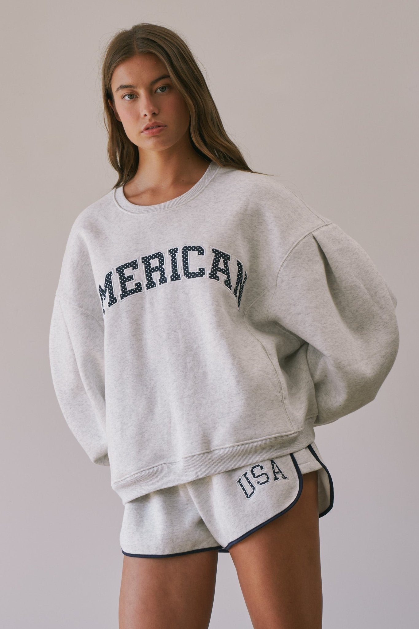American Standard Oversized Graphic Sweatshirt - Westly