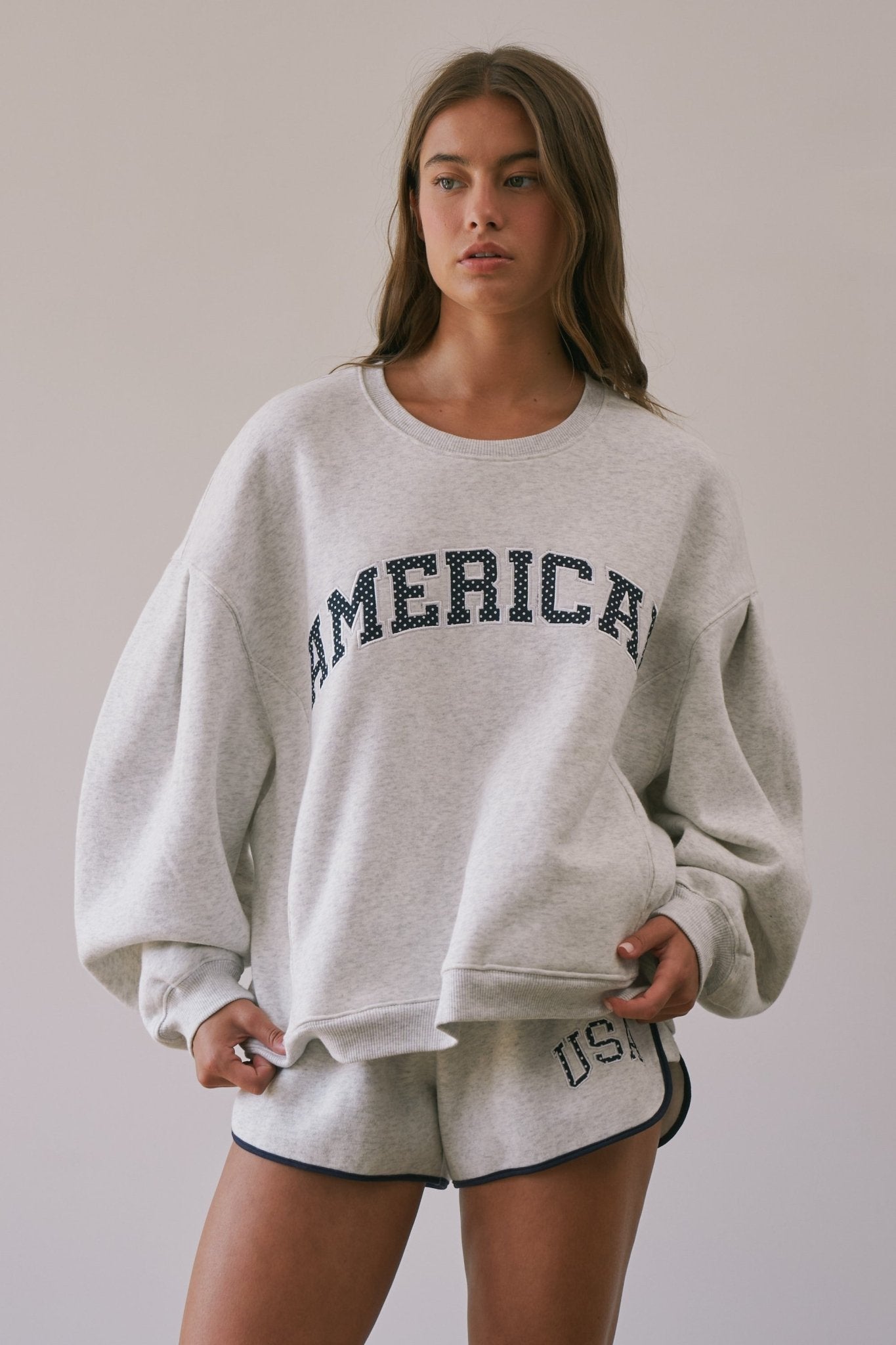 American Standard Oversized Graphic Sweatshirt - Westly