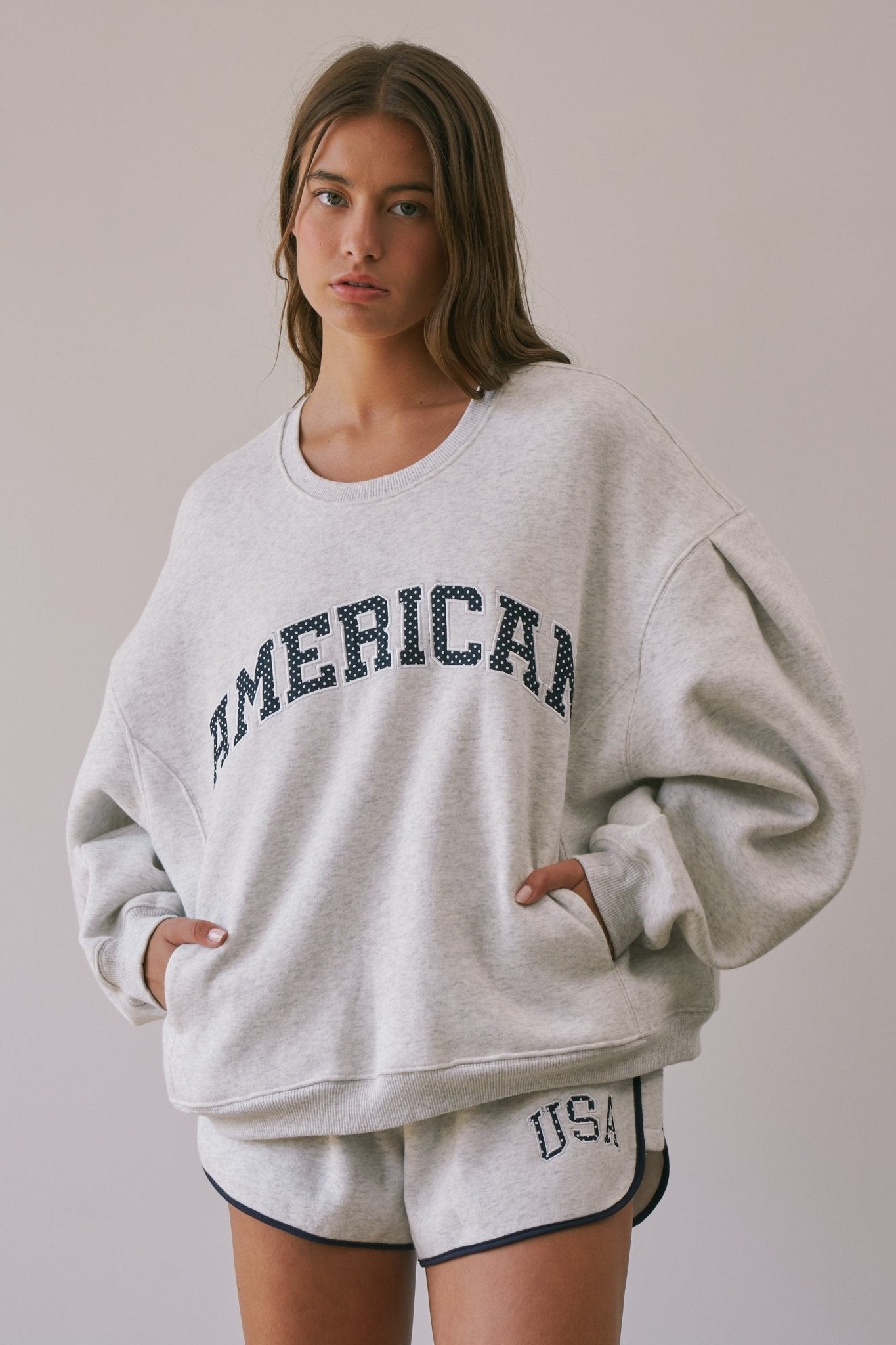 American Standard Oversized Graphic Sweatshirt - Westly