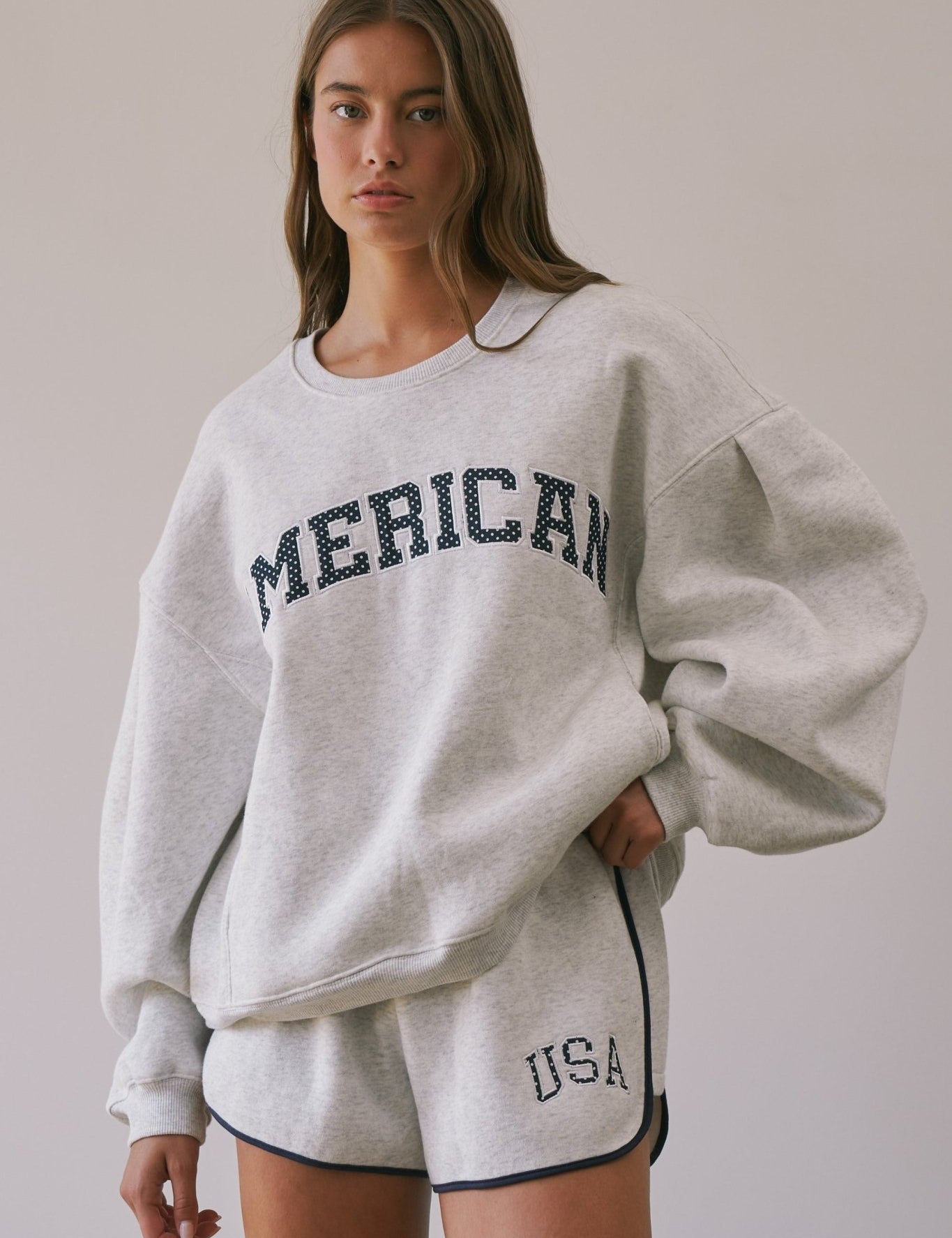 American Standard Oversized Graphic Sweatshirt - Westly