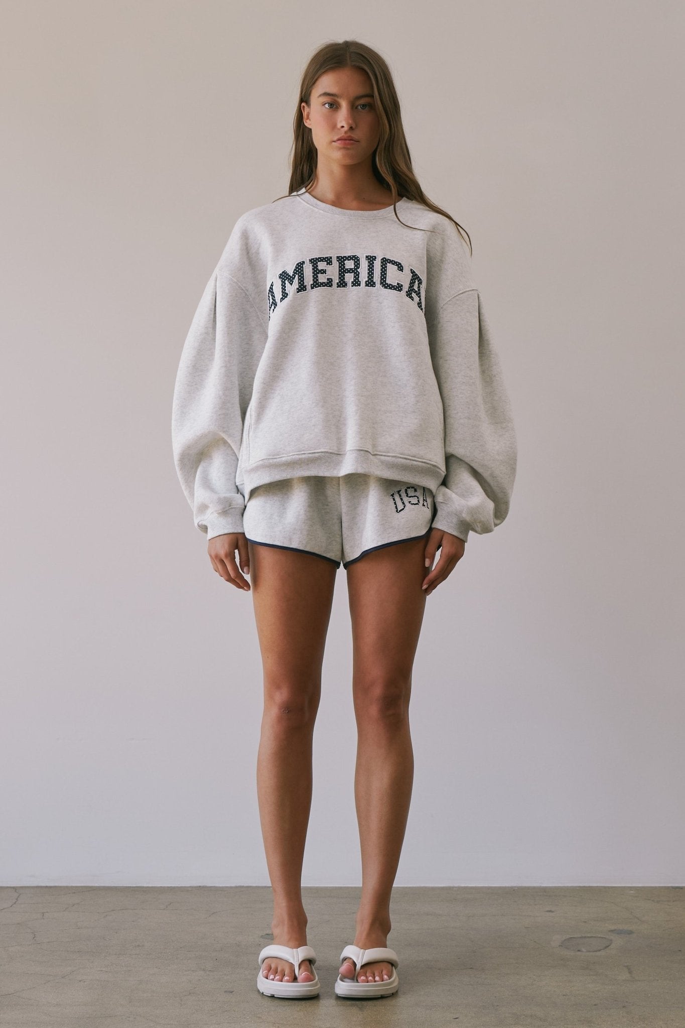 American Standard Oversized Graphic Sweatshirt - Westly