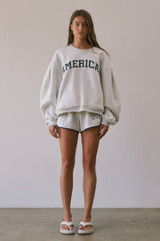 American Standard Oversized Graphic Sweatshirt - Westly