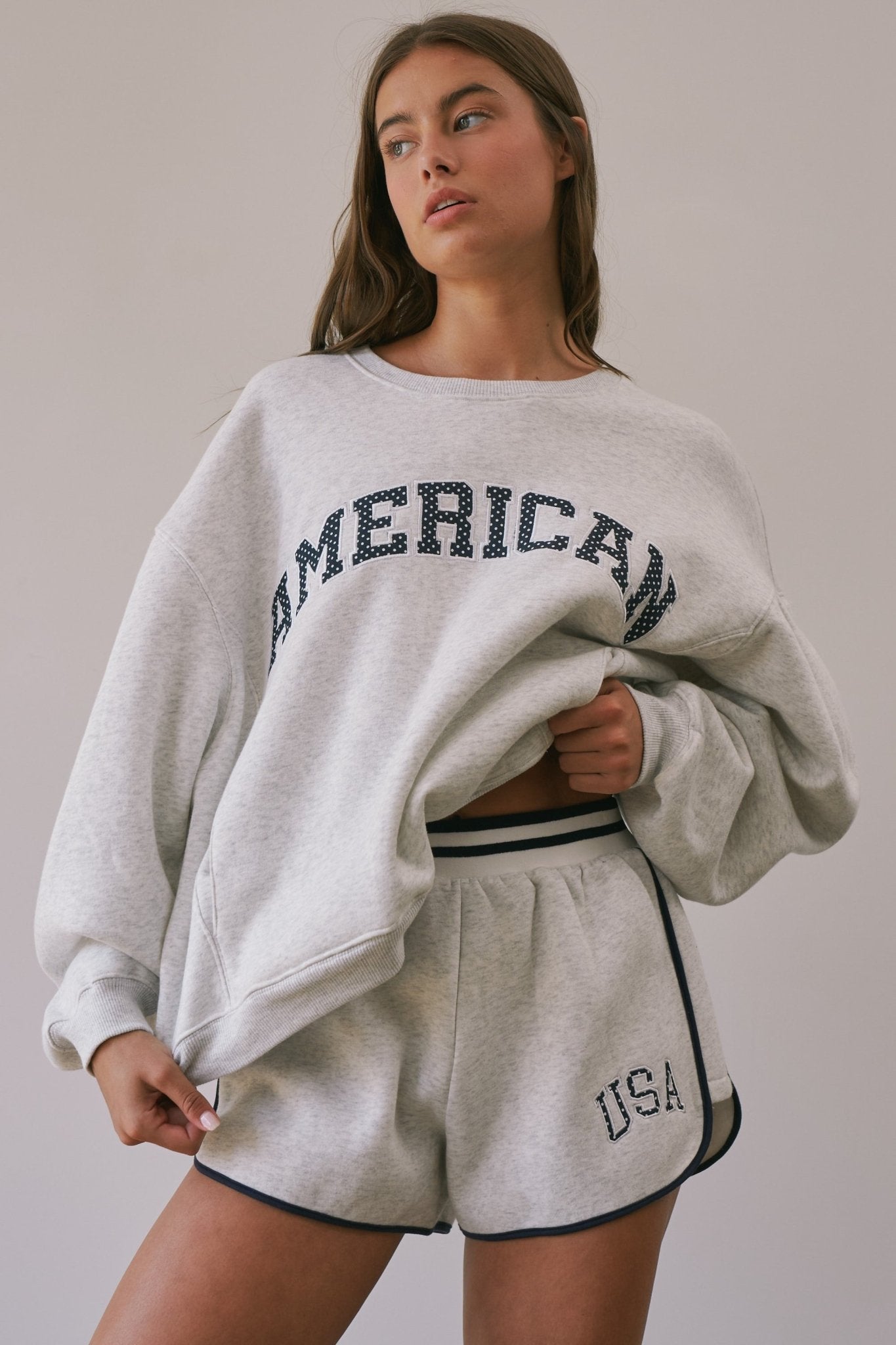 American Standard Oversized Graphic Sweatshirt - Westly