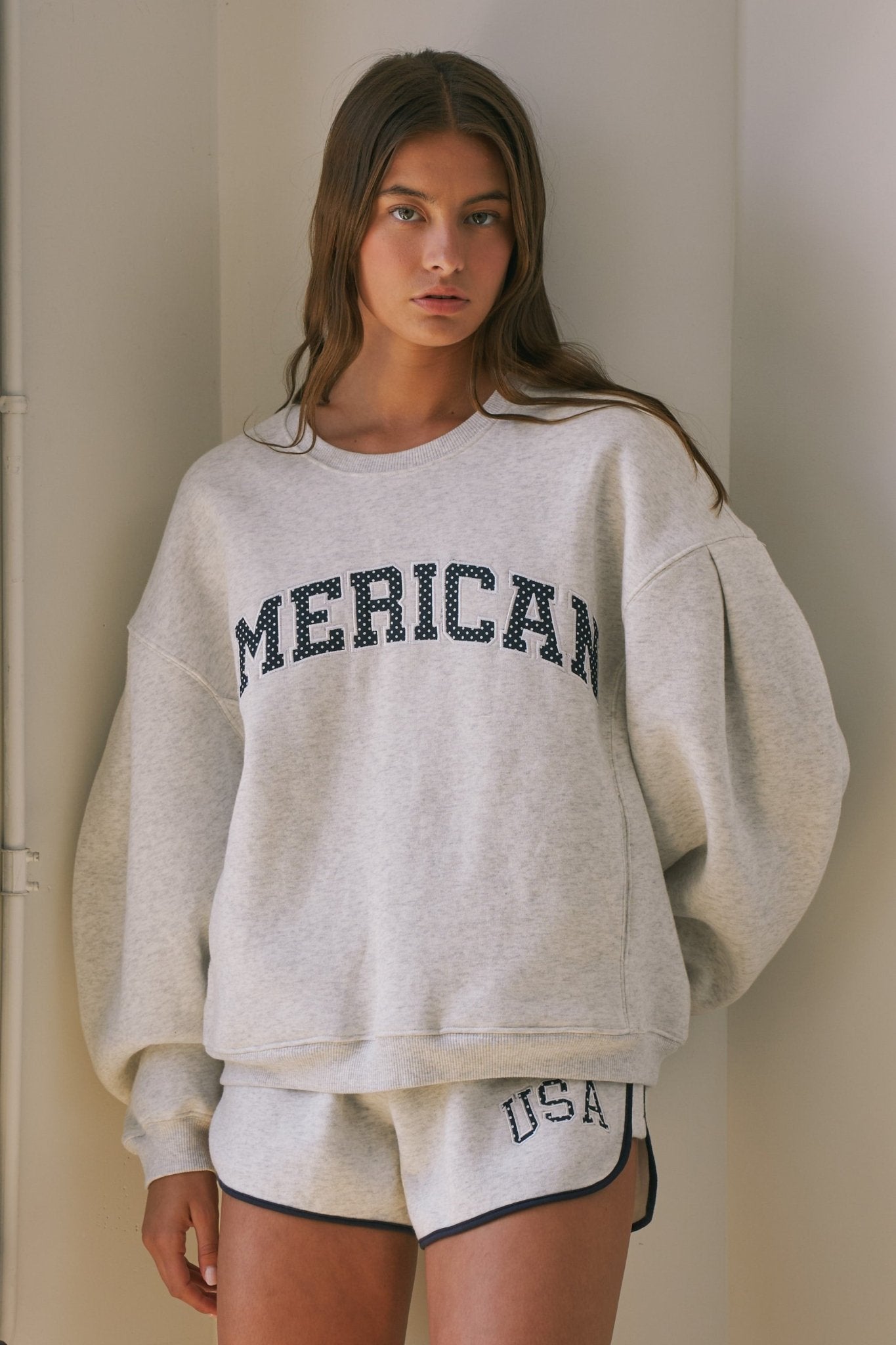 American Standard Oversized Graphic Sweatshirt - Westly