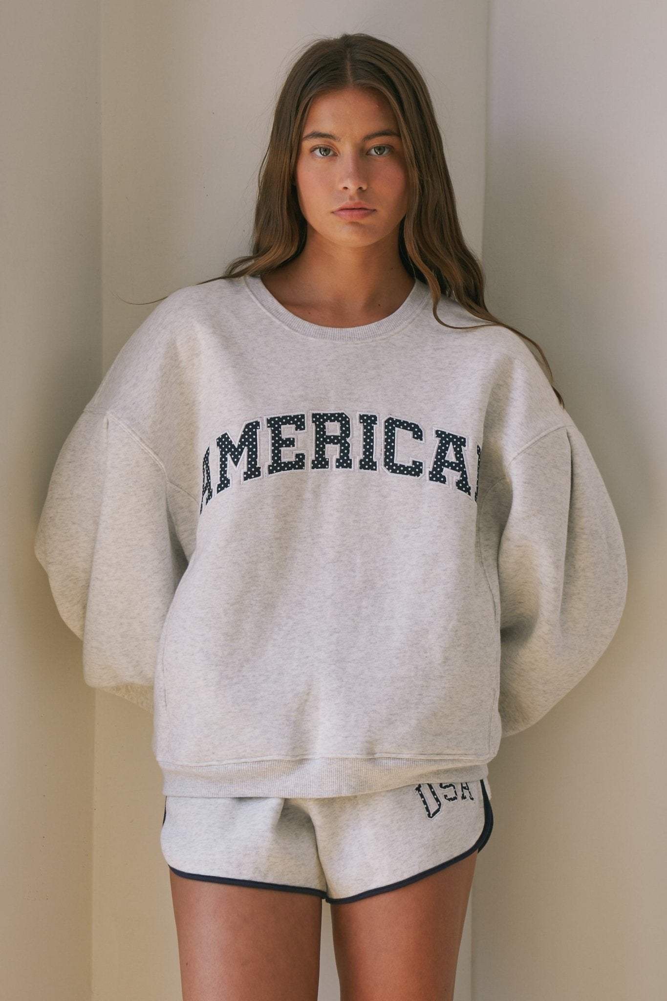 American Standard Oversized Graphic Sweatshirt - Westly
