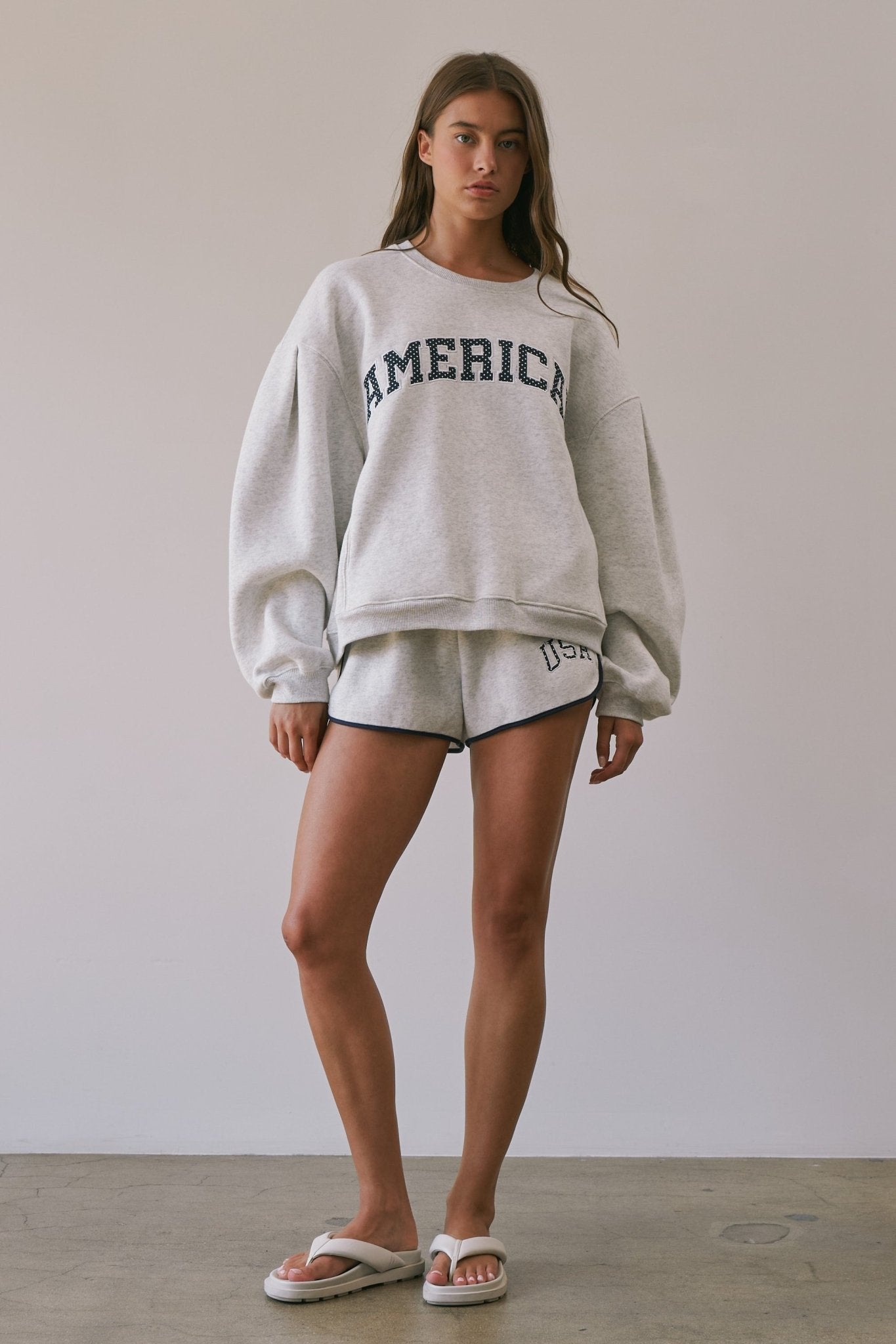 American Standard Oversized Graphic Sweatshirt - Westly