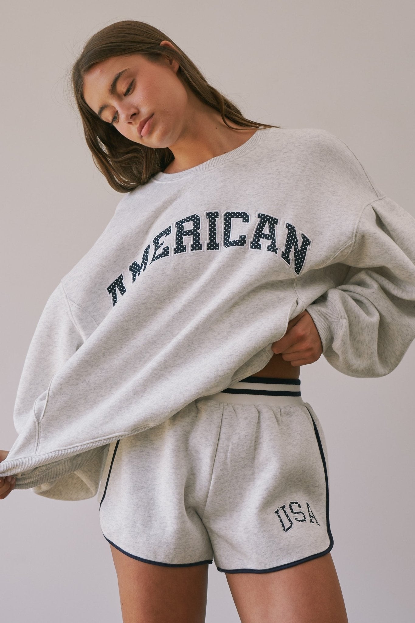 American Standard Oversized Graphic Sweatshirt - Westly
