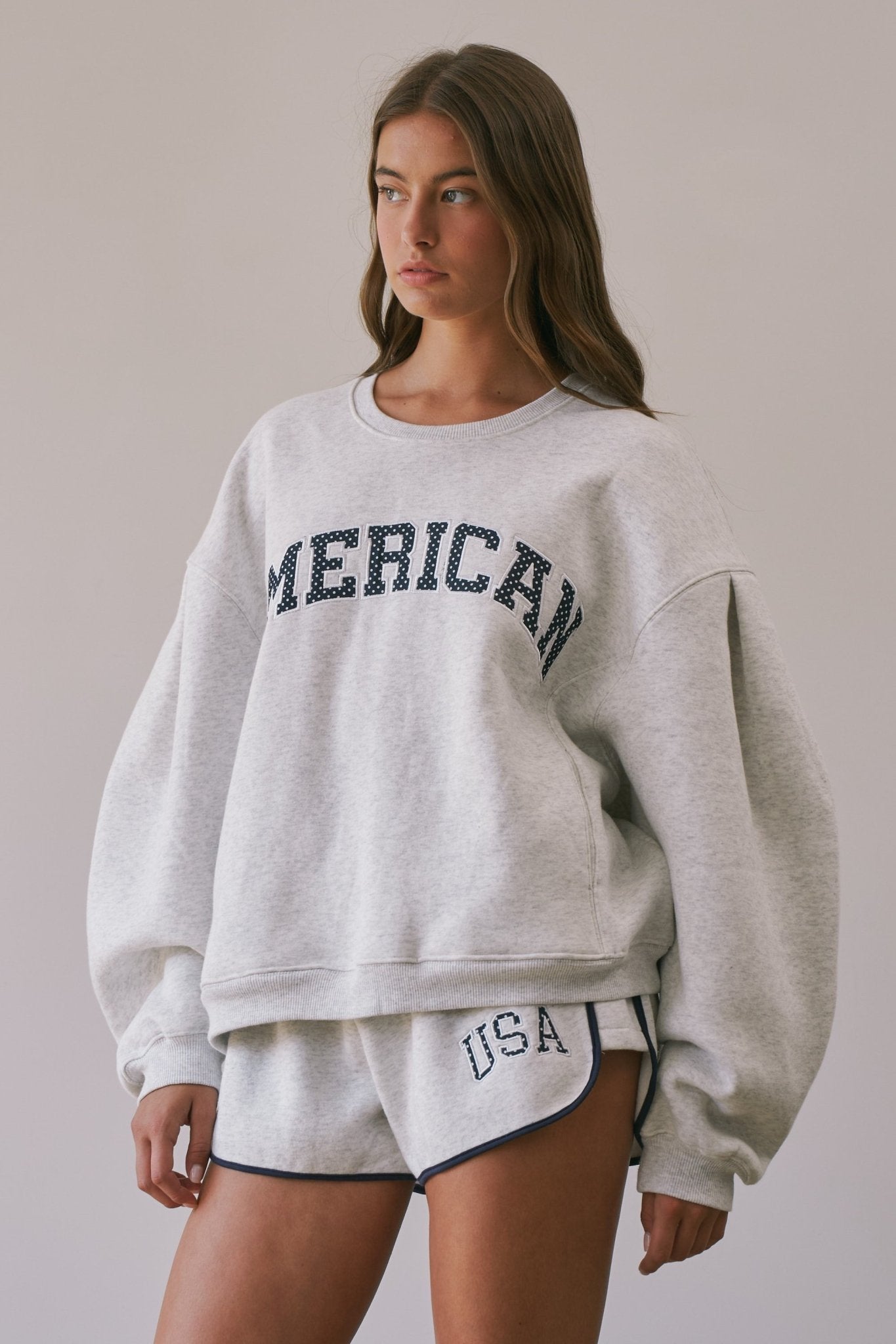 American Standard Oversized Graphic Sweatshirt - Westly