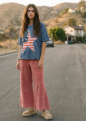 Americana Vintage Star Patch Tee - Westly