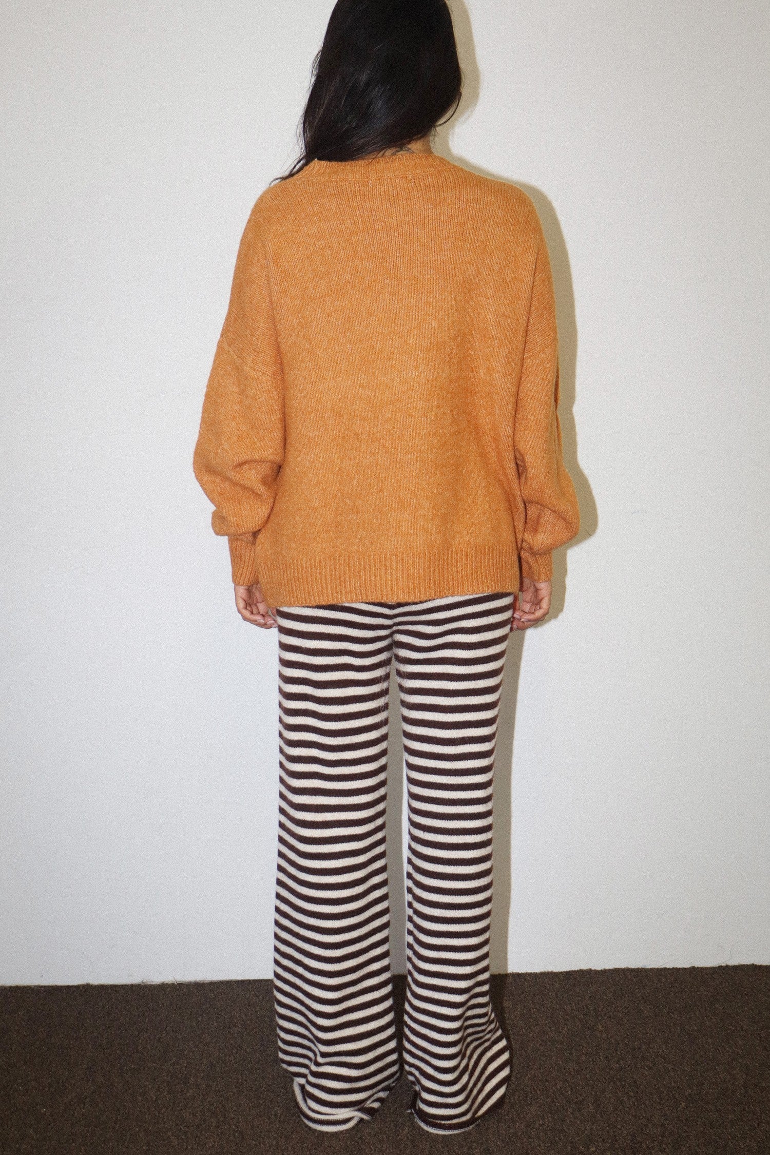 Angus Westie Knit Sweater - Camel