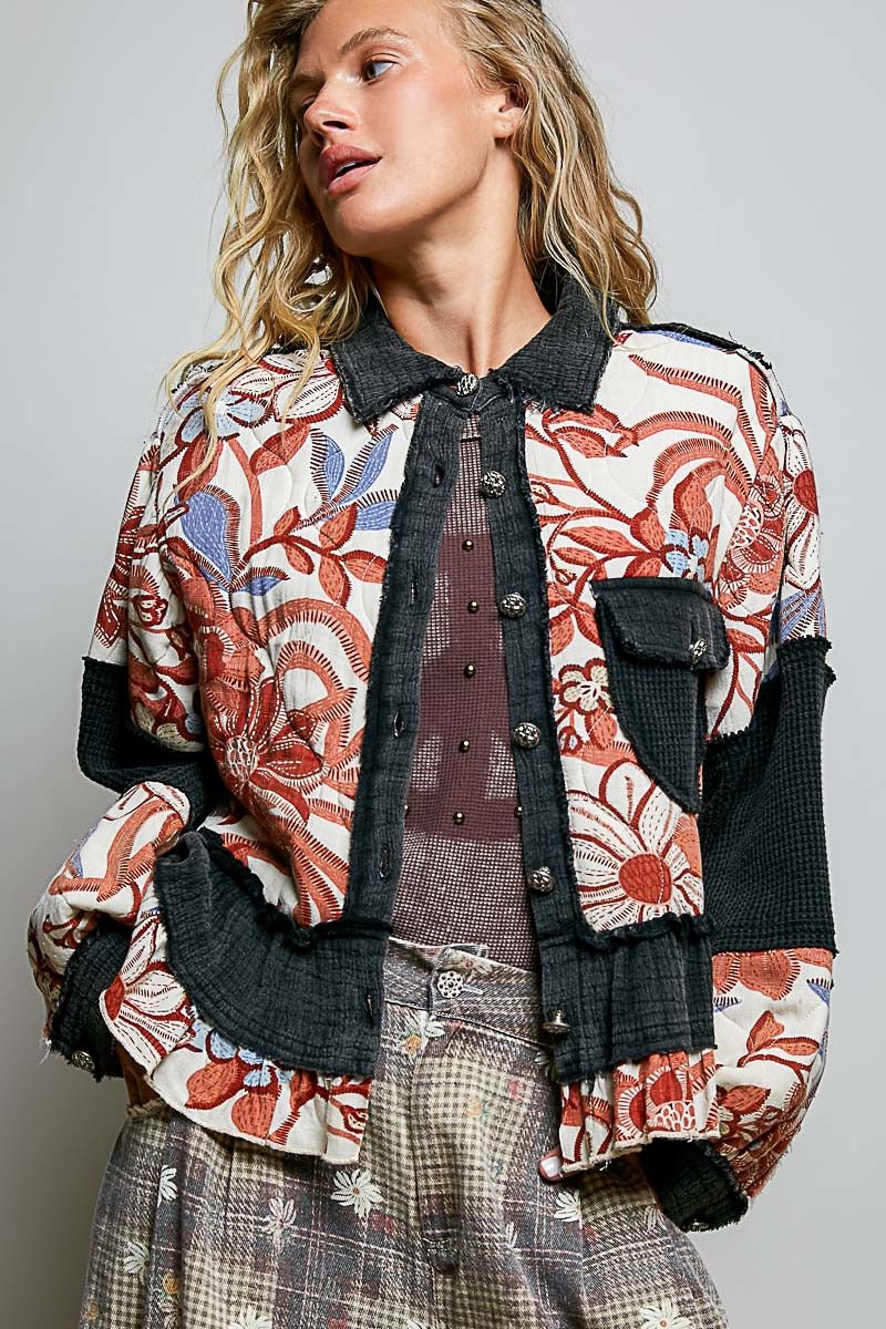 Annabelle Floral Quilted Jacket - Westly