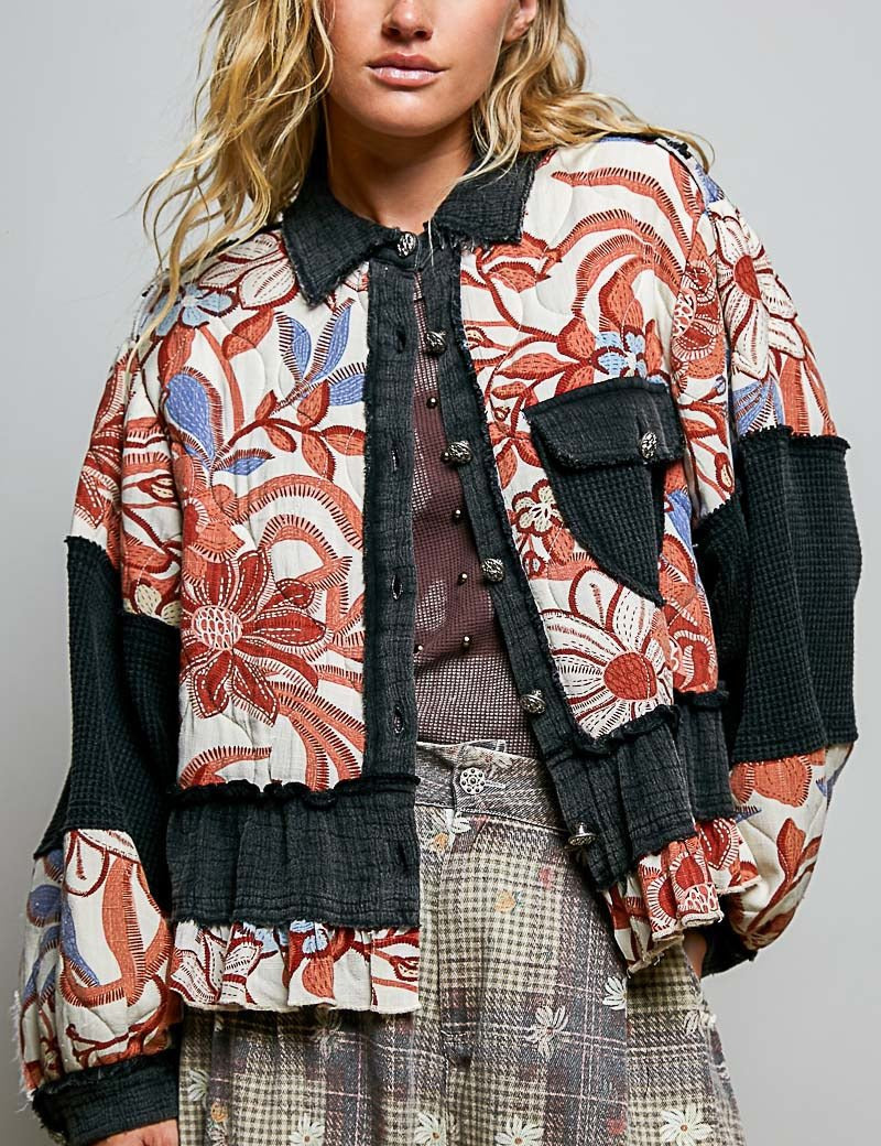 Annabelle Floral Quilted Jacket - Westly