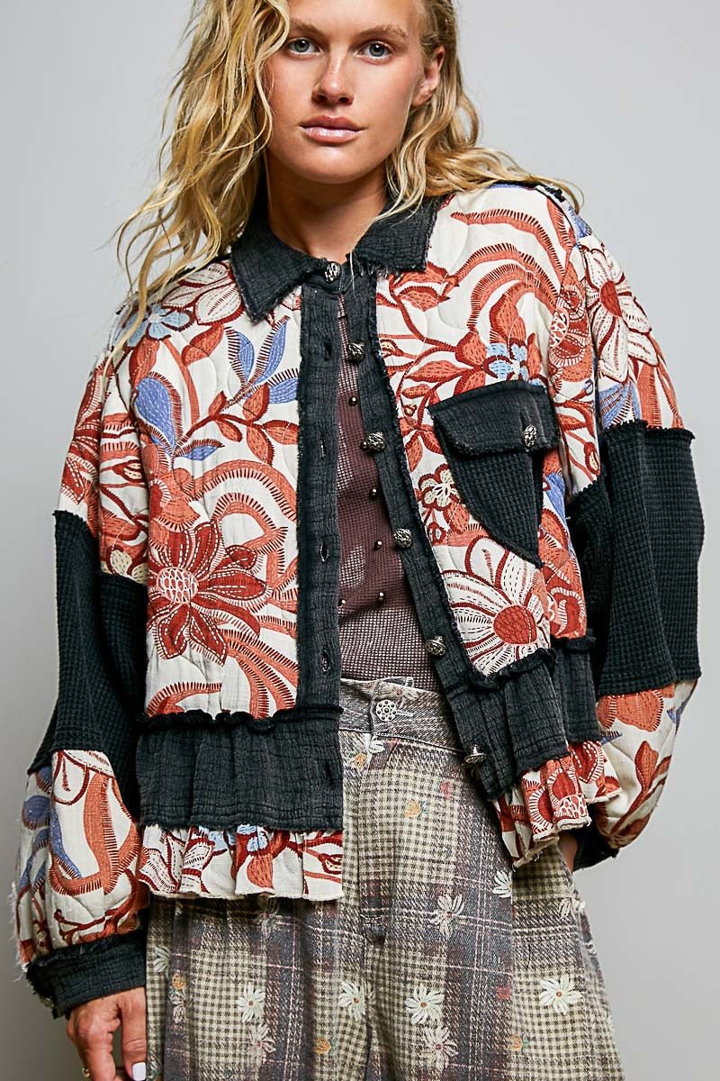Annabelle Floral Quilted Jacket - Westly