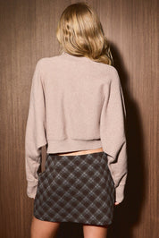 Anouk Cropped Dolman Sweater - Westly