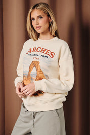 Arches Embroidered Graphic Sweatshirt - Westly
