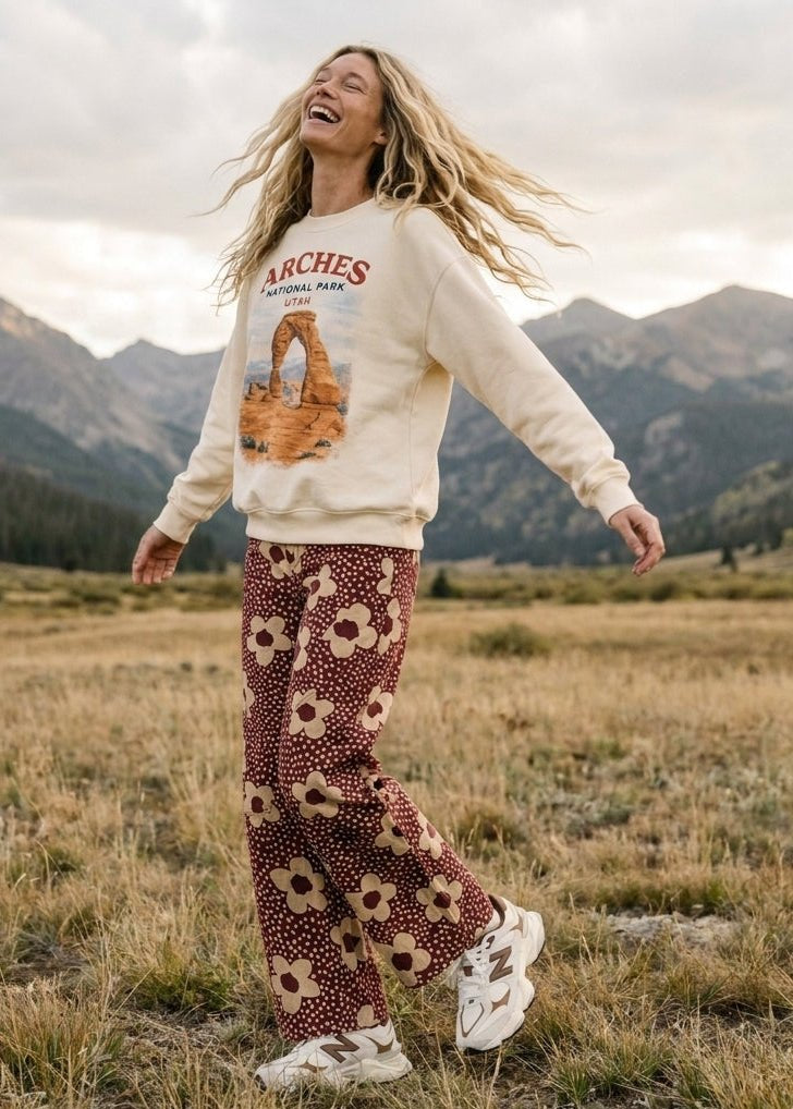 Arches Embroidered Graphic Sweatshirt - Westly