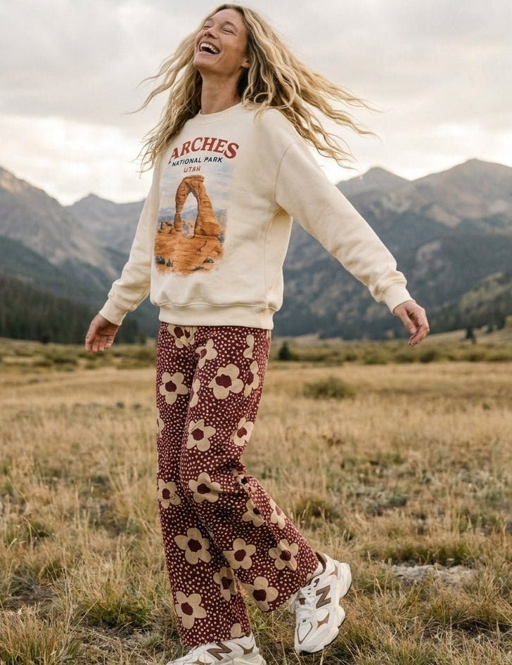 Arches Embroidered Graphic Sweatshirt - Westly